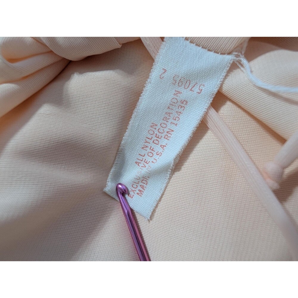 Vintage Gilead Pink Lace Nightgown Cottagecore Babydoll Sleep Dress Romantic S - Picture 7 of 7